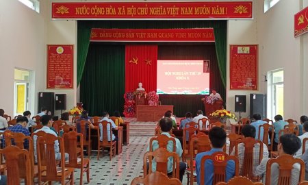Đảng ủy xã Điền Trung tổ chức Hội nghị Ban chấp hành Đảng bộ xã lần thứ 25 